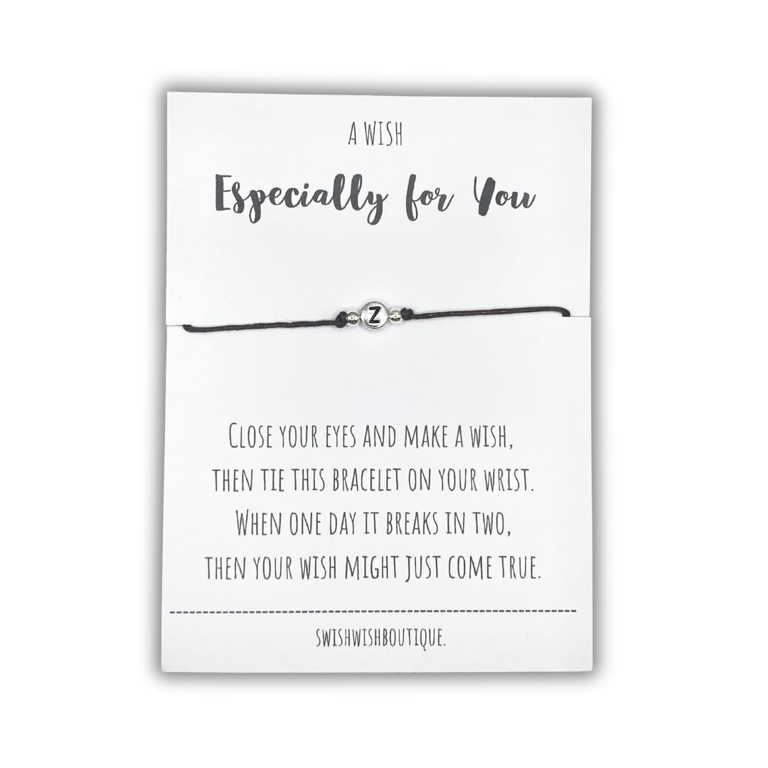 Personalised Initial Wish Bracelet
