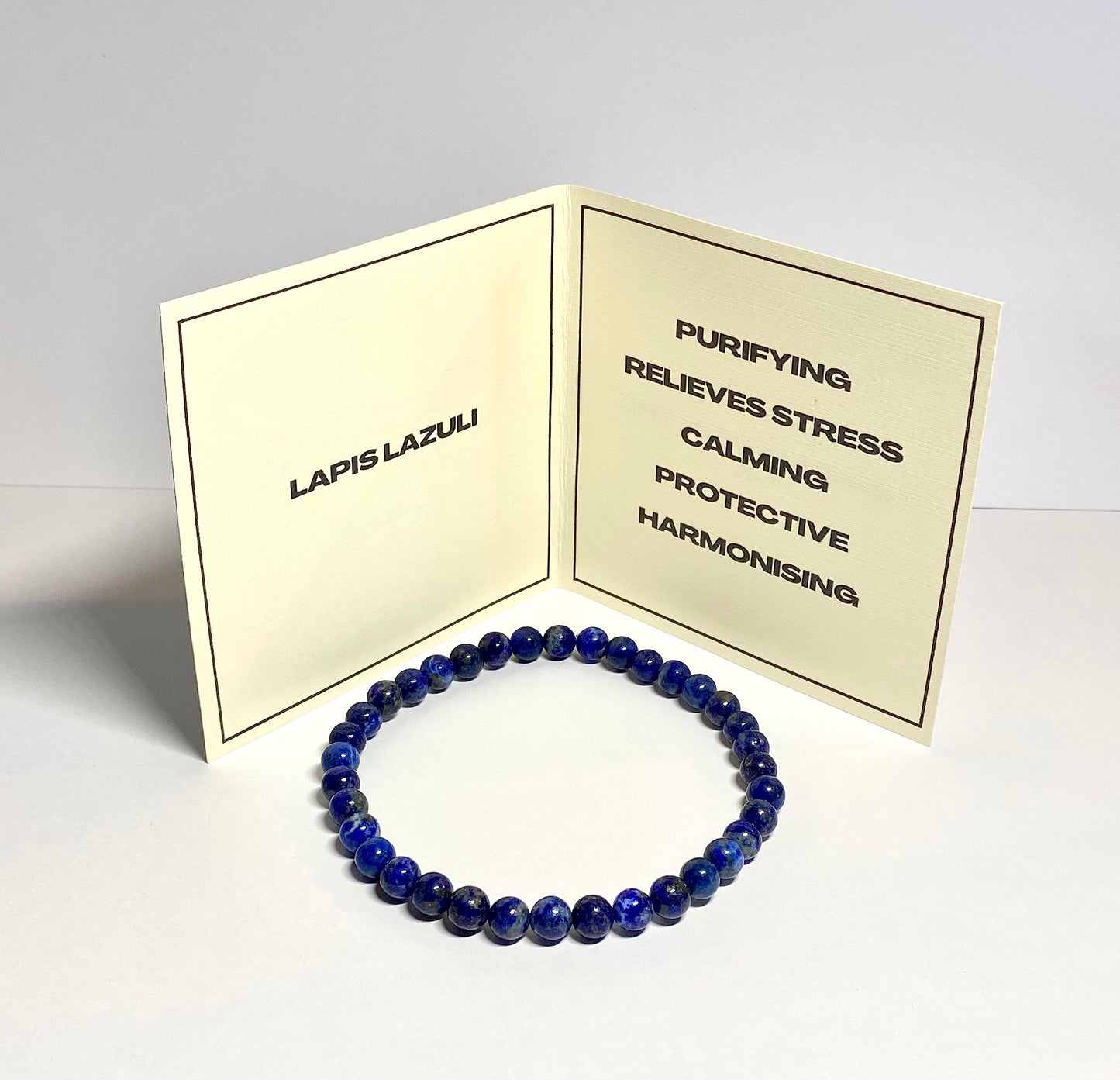 Natural Lapis Lazuli Beaded Bracelet for Men