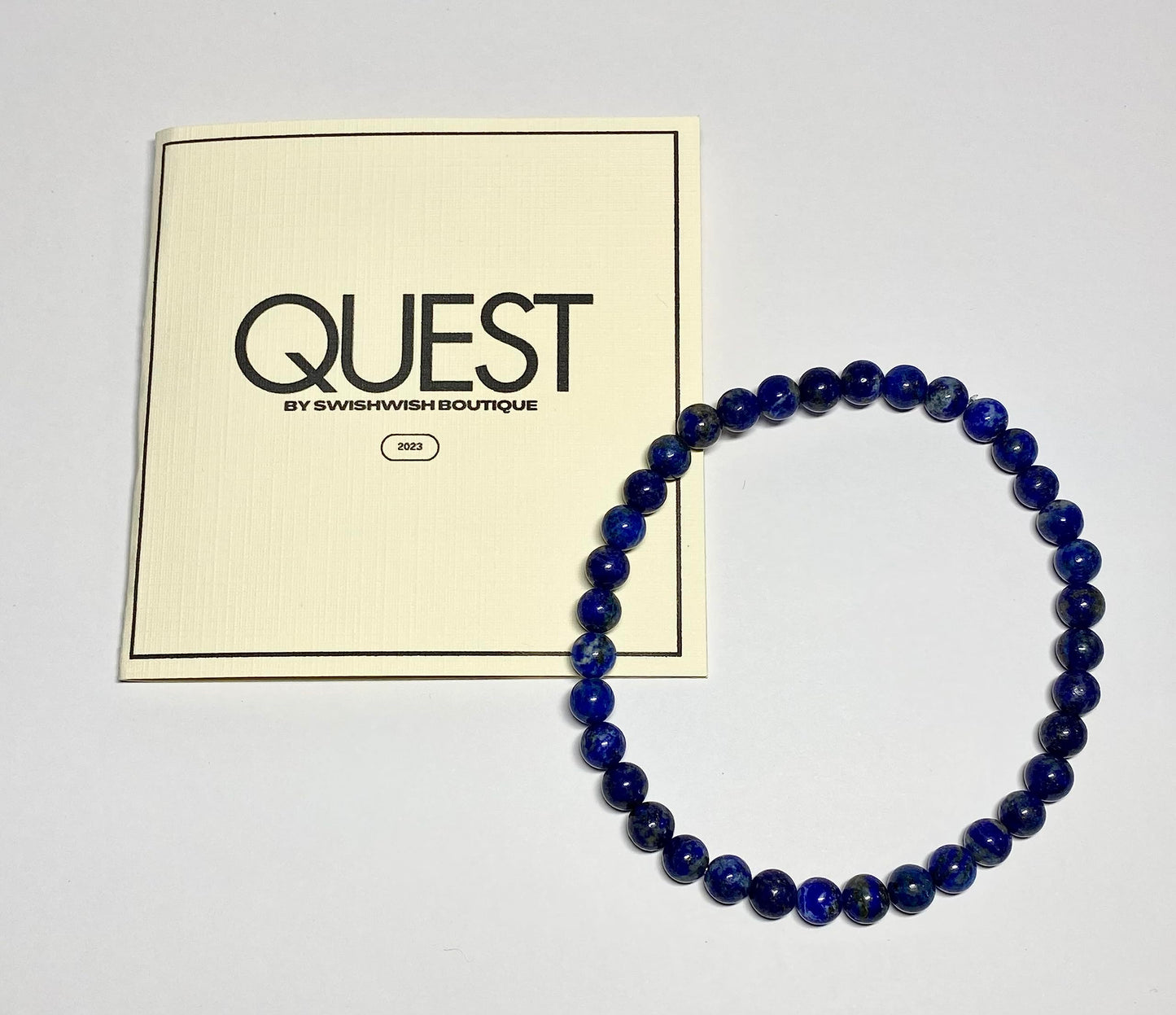 Natural Lapis Lazuli Beaded Bracelet for Men