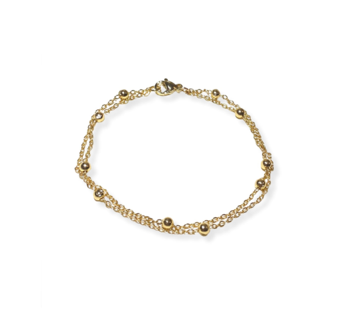 Minimalist Satellite Chain Bracelet in Silver or Gold