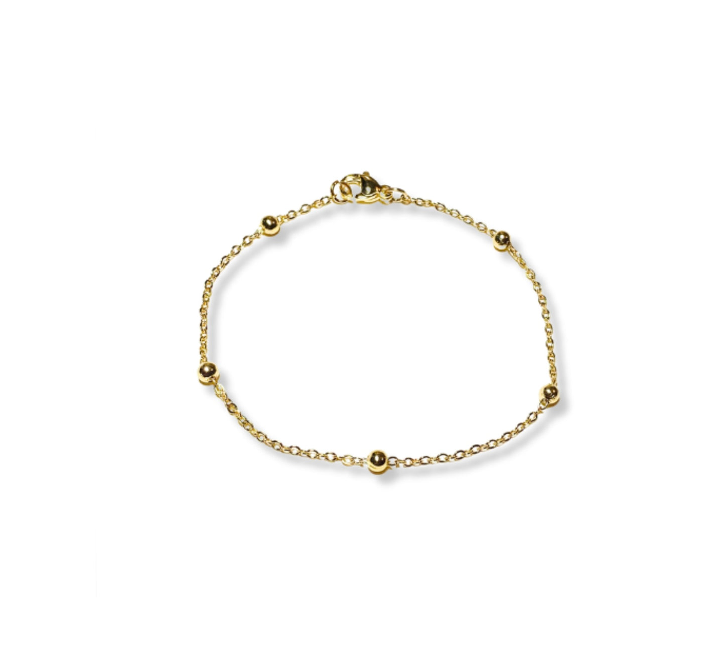 Minimalist Satellite Chain Bracelet in Silver or Gold