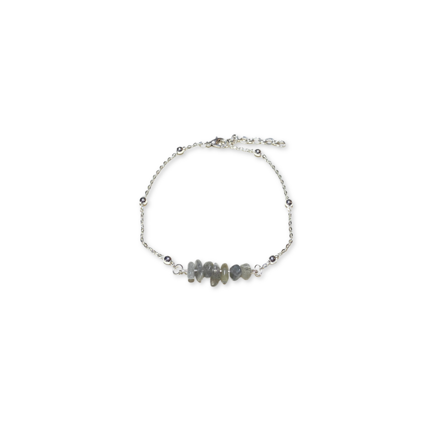 Labradorite Gem Chip Bracelet