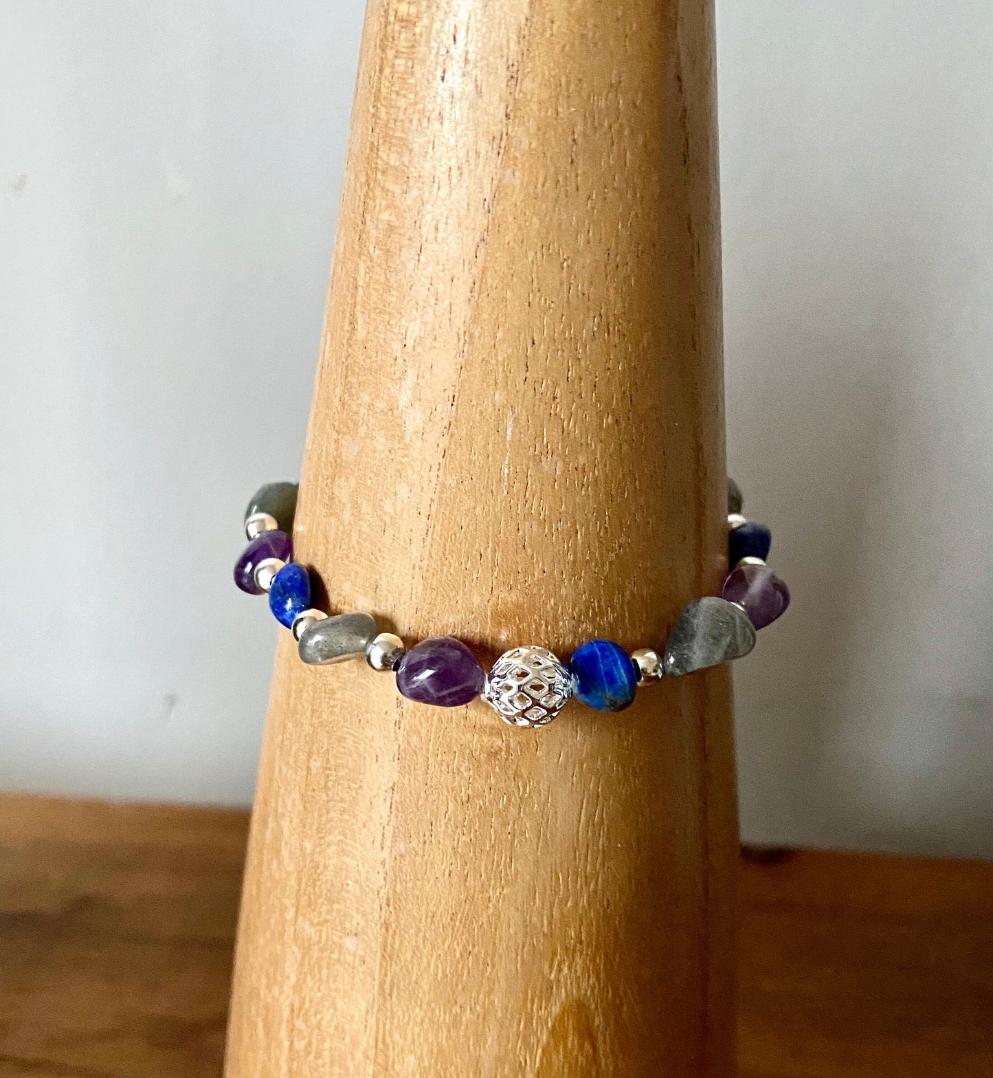 Travel Crystal Stretch Bracelet