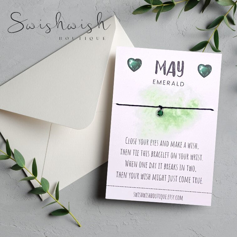 May Birthday Wish bracelet