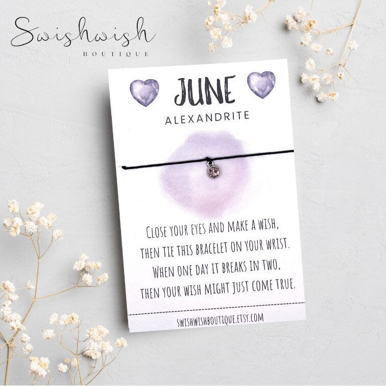 June Birthday Wish bracelet