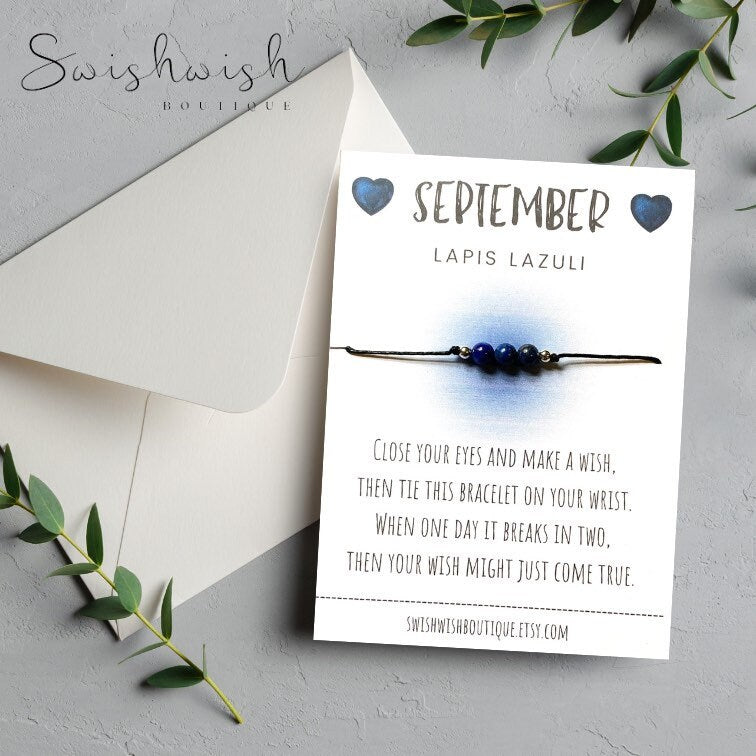September Birthstone Crystal Bracelet