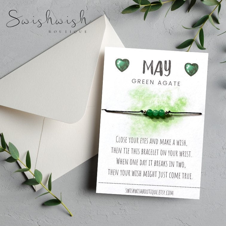 May Birthstone Crystal Bracelet
