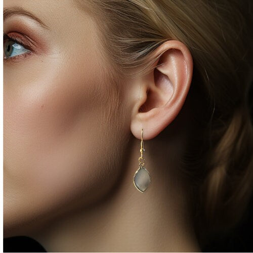 Botswana Agate Pendant Earrings