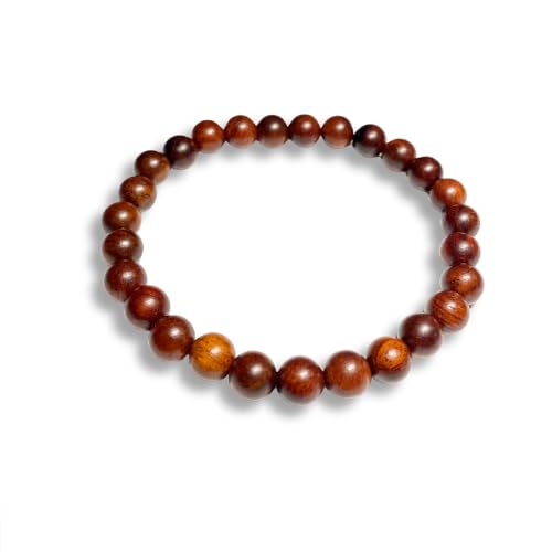 Natural Sandalwood Beaded Bracelet for Men