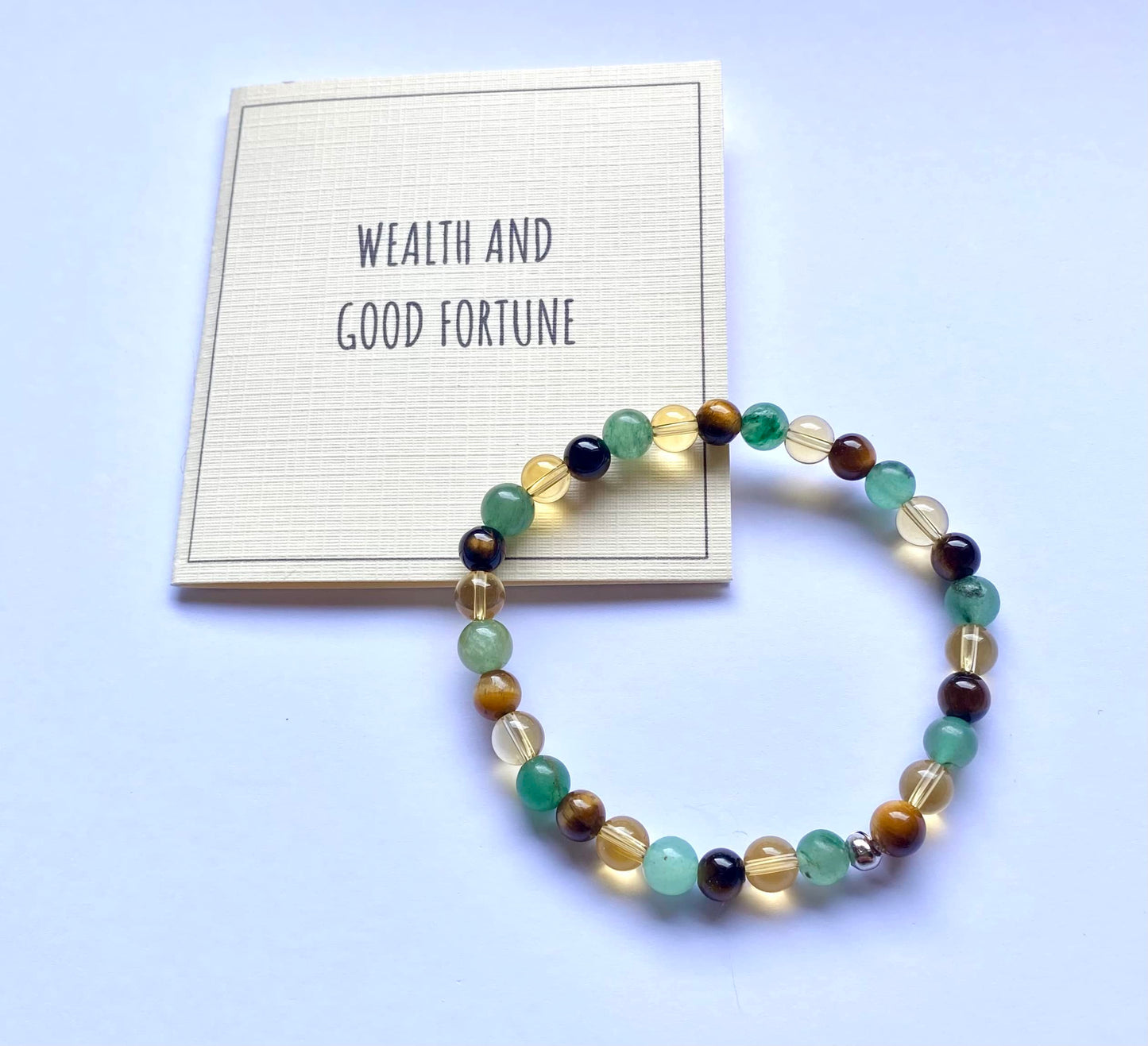 Wealth and Good Fortune Crystal Bracelet