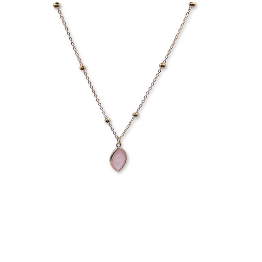 Rose Quartz Pendant Necklace