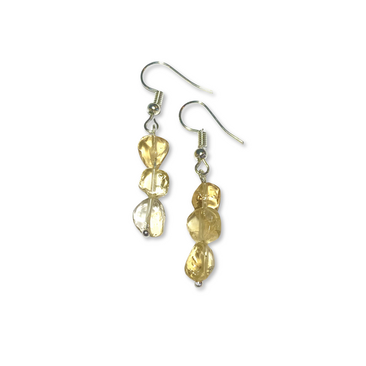 Crystal Nugget Earrings