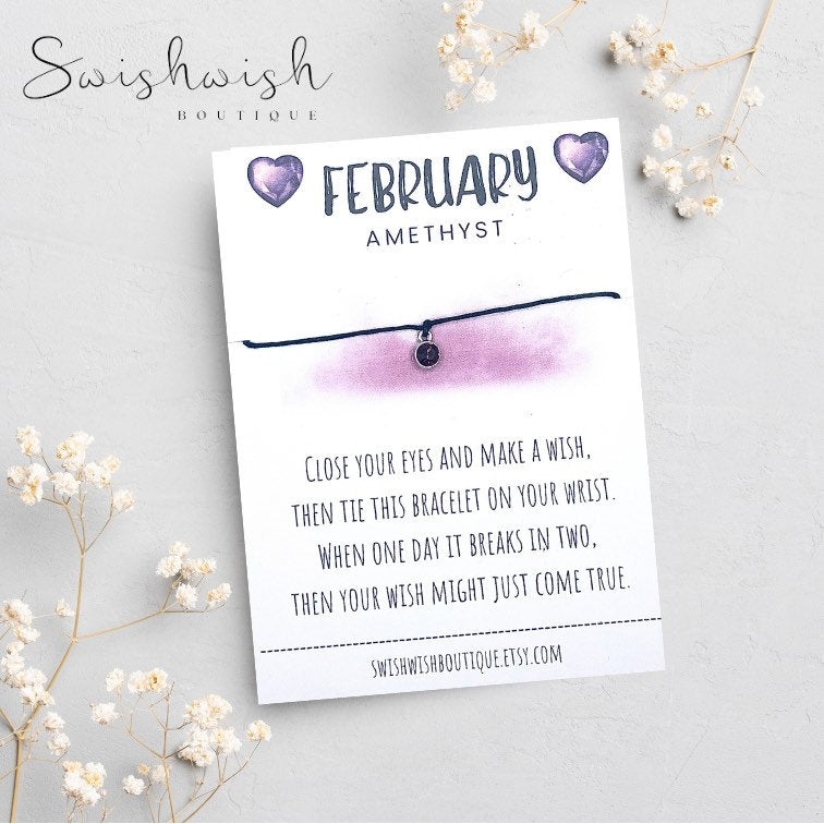 February Birthday Wish bracelet