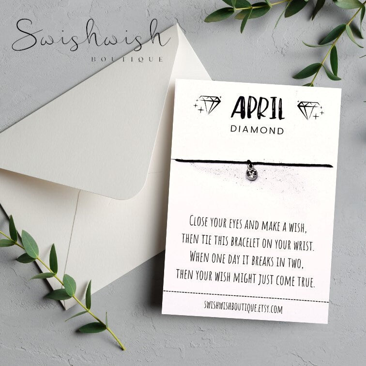 April Birthday Wish bracelet