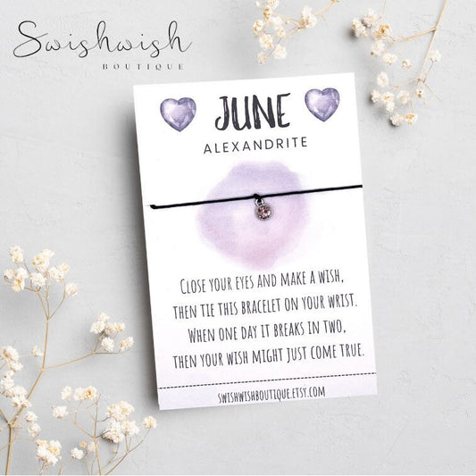 June Birthday Wish bracelet