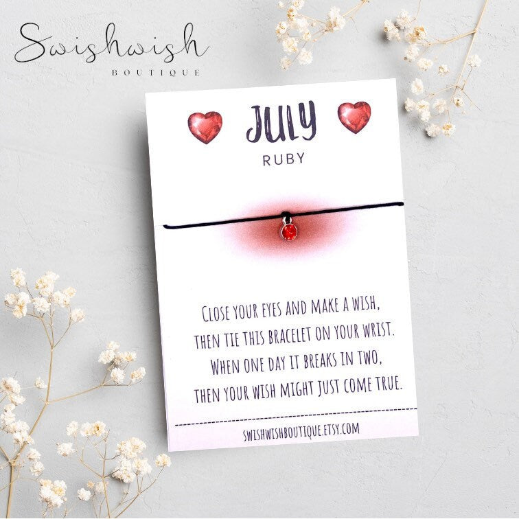 July Birthday Wish bracelet