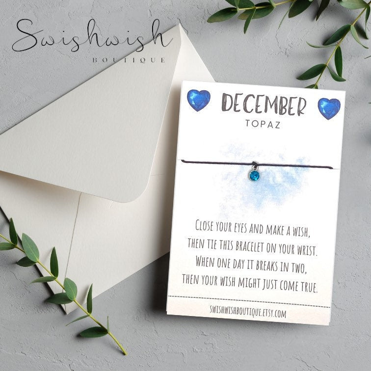 December Birthday Wish bracelet