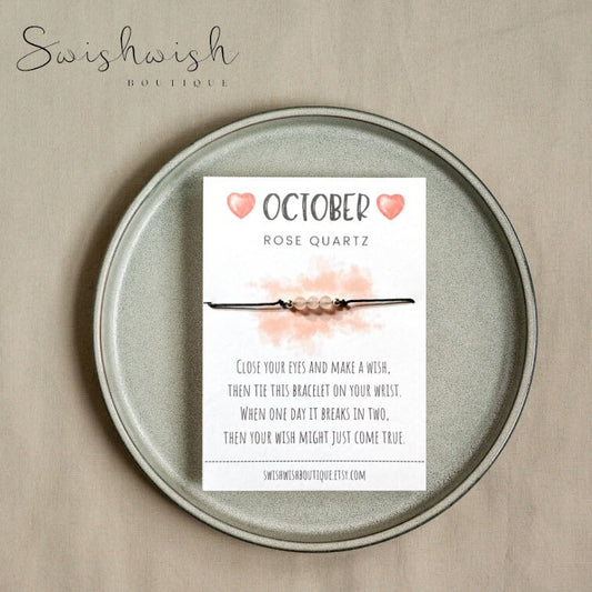 October Birthstone Crystal Bracelet