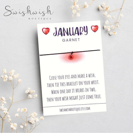 January Birthday Wish bracelet