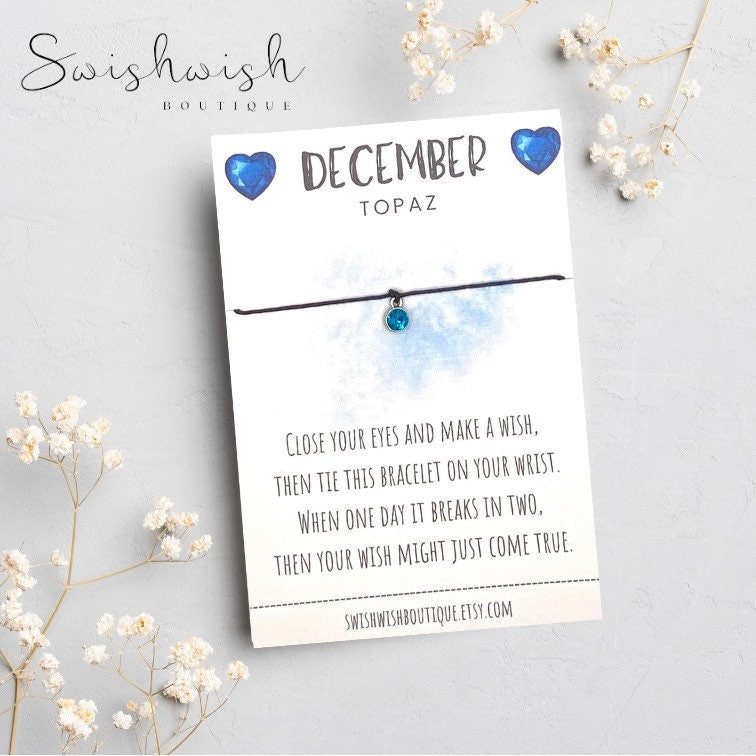 December Birthday Wish bracelet