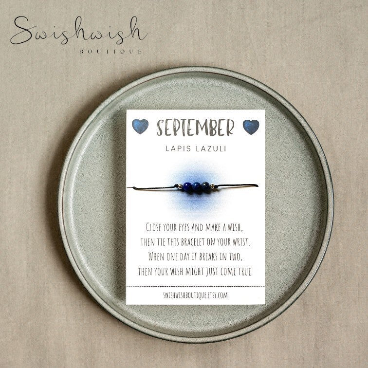 September Birthstone Crystal Bracelet