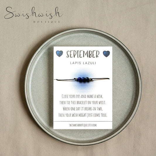September Birthstone Crystal Bracelet