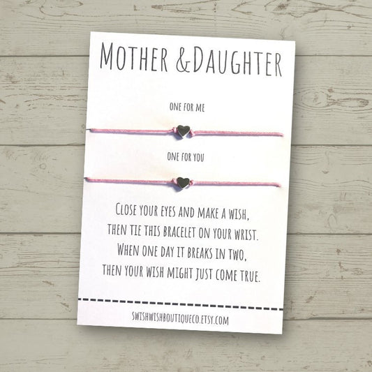 Mother and Daughter Wish Bracelets