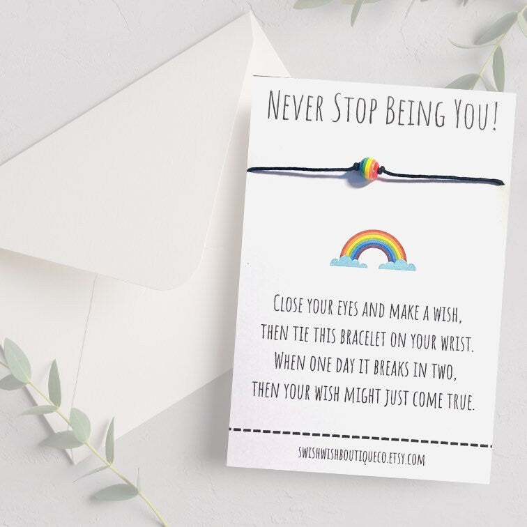 Gay Pride Wish Bracelet