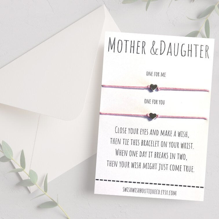 Mother and Daughter Wish Bracelets
