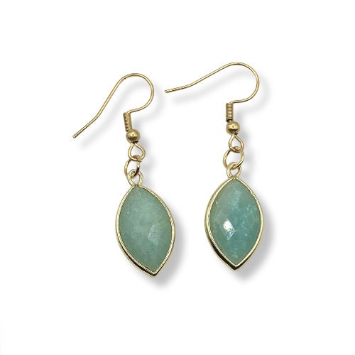 Amazonite Pendant Earrings